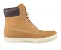 Marken-Veloursleder-Boots cognac