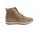 Marken-Veloursleder-Stiefelette camel Größe 42 EU / 8 UK