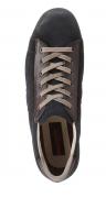 Marken-Veloursledersneaker dunkelblau