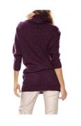 Marken-Woll-Pullover bordeaux