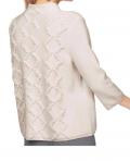 Marken-Wollpullover beige