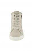 Marken-Ziegen-Veloursleder-Sneaker beige Größe 35 EU / 2,5 UK