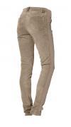 Marken-Ziegenvelourslederhose sand