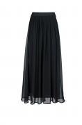 Maxi-Chiffonrock schwarz