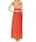 Maxi-Jerseykleid koralle