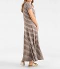 Maxikleid beige-ecru