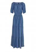 Maxikleid blue-denim