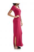 Maxikleid himbeere