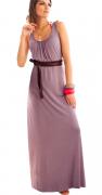 Maxikleid mauve