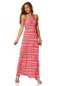 Maxikleid pink-bunt Gr. 34