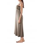 Maxikleid taupe