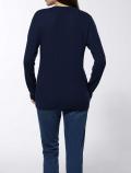 Merino-Kaschmir-Pullover marine