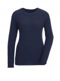 Merino-Kaschmir-Pullover marine