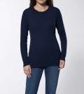 Merino-Kaschmir-Pullover marine