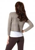 Mustermix-Pullover taupe