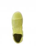 Nappaleder-Hightop-Sneaker limettengelb Gr. 38 EU