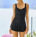 Optimizer-Badekleid schwarz D-Cup