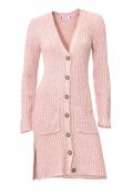 Optimizer-Longstrickjacke rosa