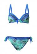 Optimizer-Push-Up-Bikini blau-bunt