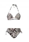 Optimizer-Push-Up-Bikini braun-ecru