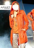 Outdoor-Jacke orange