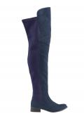 Overknee-Stiefel marine