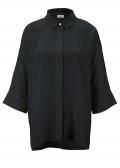 Oversized-Bluse schwarz