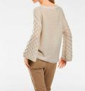 Oversized-Pullover creme