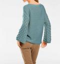 Oversized-Pullover jade