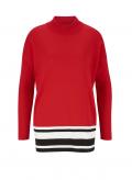 Oversized-Pullover rot