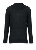 Oversized-Pullover schwarz