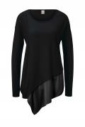 Oversized-Pullover schwarz