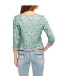 Pailletten-Jerseyblazer aqua-grau