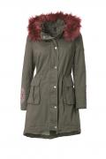 Parka mit Webpelz-Futter oliv