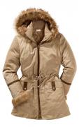 Parka mit Webpelz camel