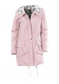 Parka mit Webpelz rosé