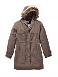 Parka mit Webpelz taupe