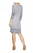 Patchkleid grau