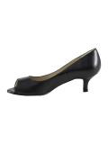 Peeptoe-Pumps schwarz