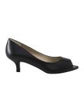 Peeptoe-Pumps schwarz