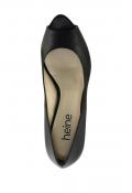 Peeptoe-Pumps schwarz