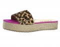 Plateau-Pantolette camel-pink