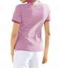 Poloshirt pink-weiß