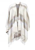 Poncho beige-creme