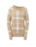 Pullover camel-ecru