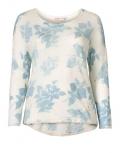 Pullover creme-pastellblau