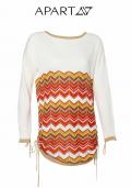 Pullover creme-sand-terracotta