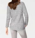 Pullover grau-melange