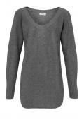 Pullover grau-melange