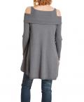 Pullover grau-melange